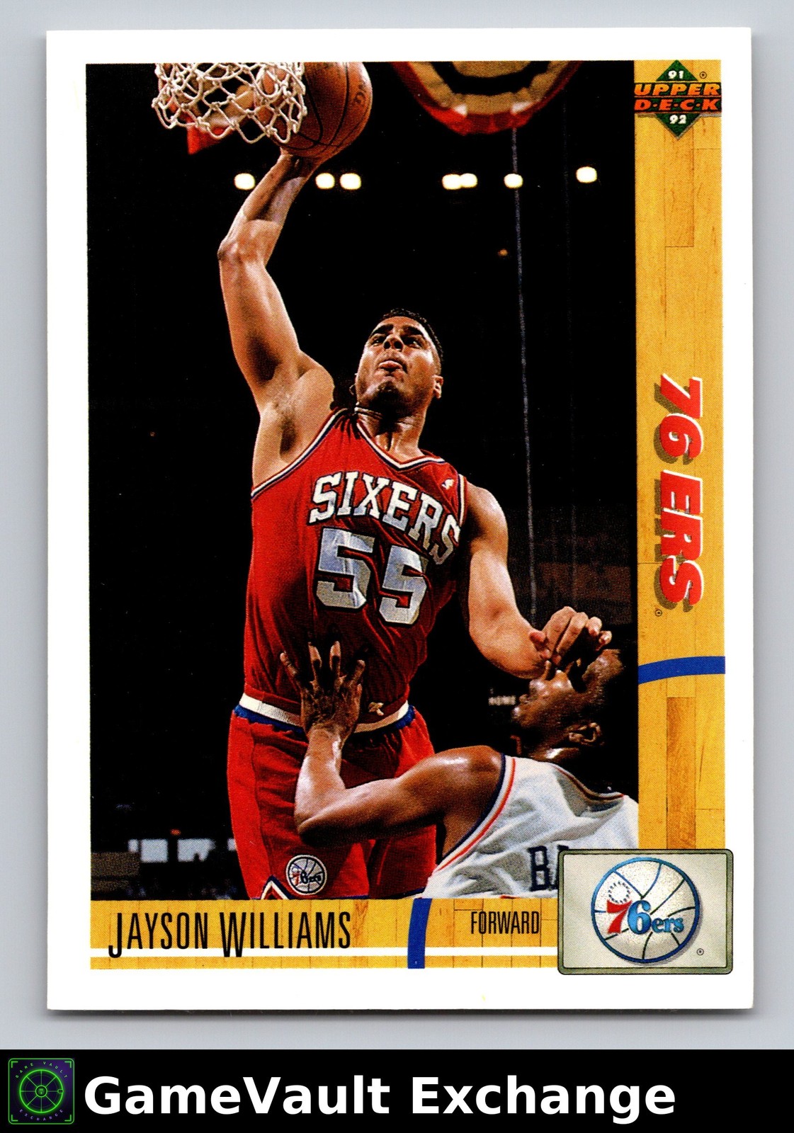 1991-92 Upper Deck JAYSON WILLIAMS #191 NM