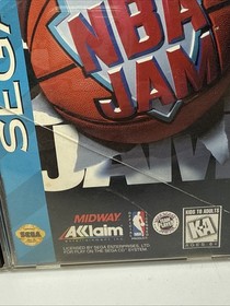 NBA Jam (Sega CD, 1994) CIB Case Damage Small Scratch