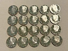 1992 S Gen Proof Kennedy Half Dollar Clad Roll; Shiny & Brilliant. QTY. 20