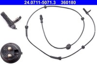 ATE Sensor Radrehzahl Vorne Links FüR Fiat Doblo Cargo (223_) Groß (119_, 223_)