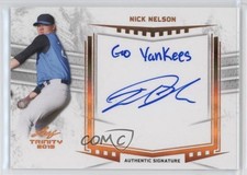 2019 Leaf Trinity Auto Inscriptions Nick Nelson #A-NN2 Auto 13u1