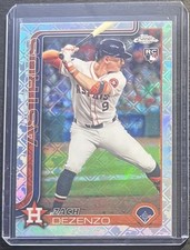 Zach Dezenzo RC 2025 Topps Chrome LOGOFRACTOR #294 ROOKIE CARD Houston Astros⚡️