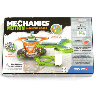 Mechanics Motion Magnetic Gears Geomag Recycled New In Box 96 PCS