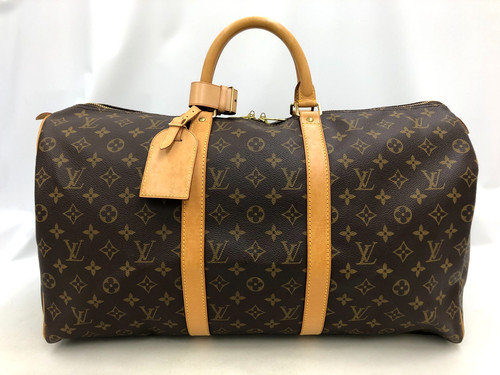 Authentic Louis Vuitton Vintage Monogram Keepall 50 Travel Hand Bag 0J130290SS