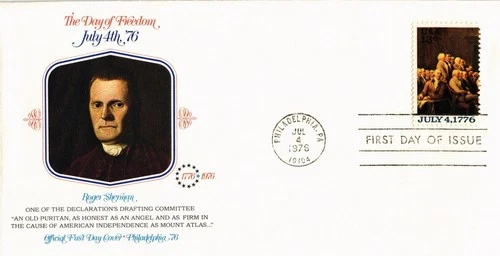 Dr Jim Stamps 13c Delegates Scott 1691 Philadelphia '76 First Day Cover Monarch