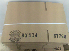 8x4x4 Cardboard Paper Boxes Corrugated Shipping Boxes  32 ECT  25/bndle