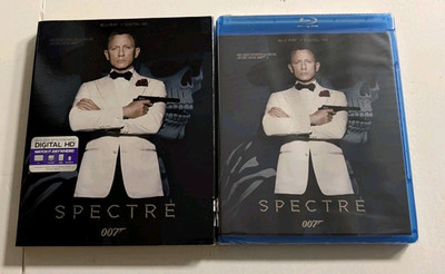 Spectre BluRay James Bond 007 Daniel Craig 2015 New Sealed Slip Cover