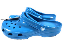 Crocs Classic Clog Women's 7 Men's 5 Blue Neon Highlighter Colorway New