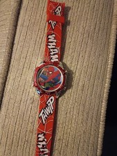 Spiderman Digital Watch - Marvel Comics - Accutime - Red Thwip