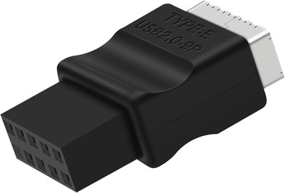 USB 2.0 to USB 3.2 Gen 1 Header Extension Adapter for Mainboard with Type E Key-