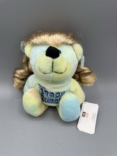 Vintage Brady Bunch Bear Cindy Plush Blonde Pigtails 8  w/ Tag