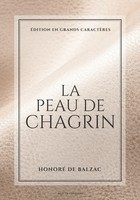 La Peau De Chagrin ÉDition En Grands CaractèRes Honoré De Balzac Taschenbuch
