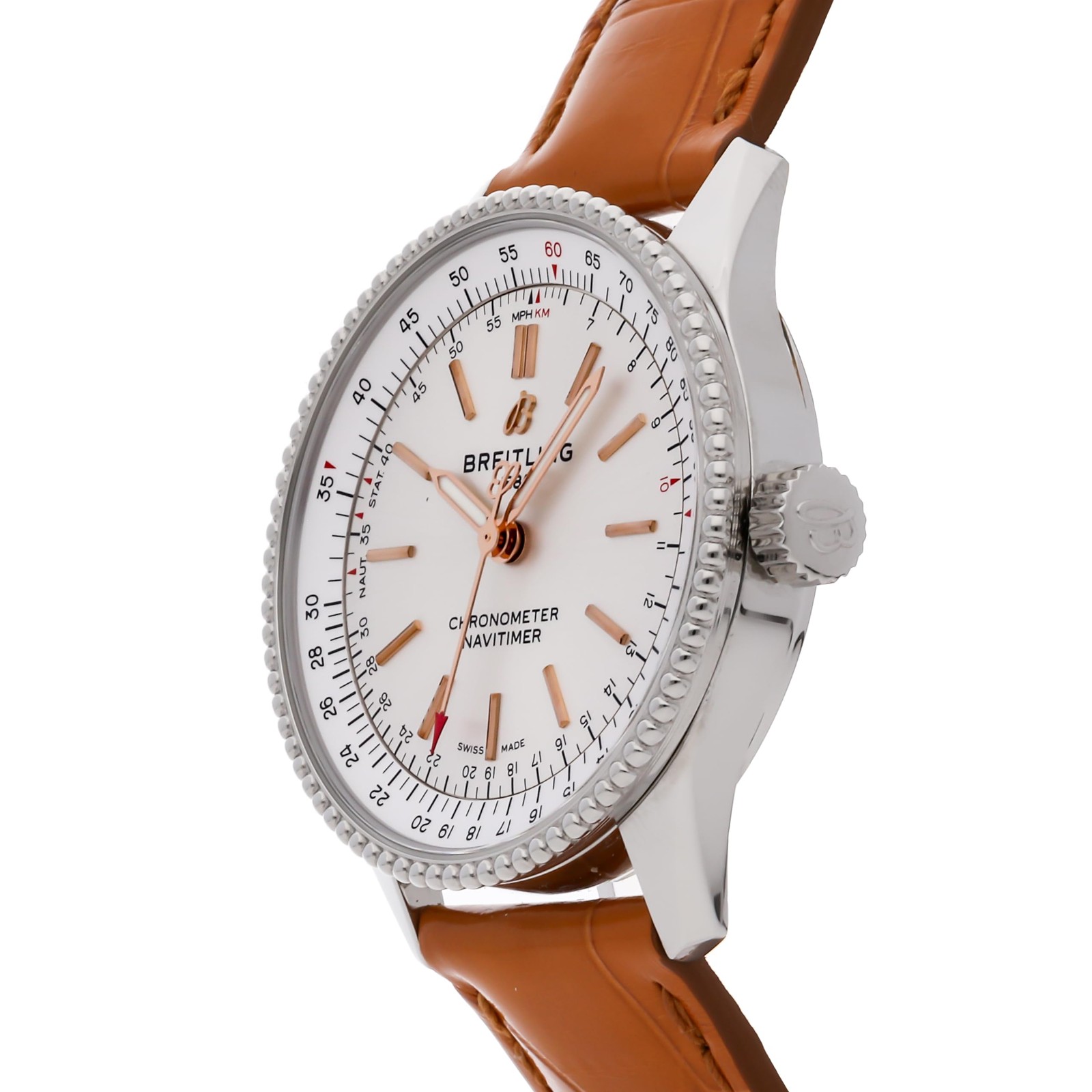 Breitling Navitimer Automatic Silver Dial Watch A… - image 2