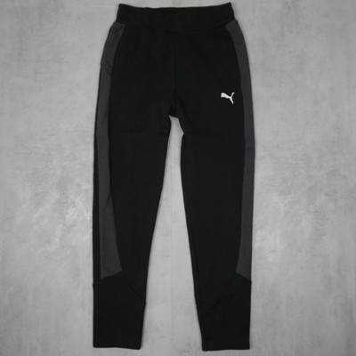 Puma Training Jogginghose Schwarz Grau XS Tapered Fit Mesh Unisex Sportwear