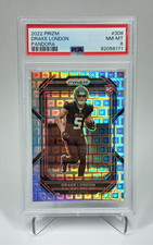 Drake London 2022 Panini Prizm Pandora Football Rookie Card /400 PSA 9 #308. rookie card picture