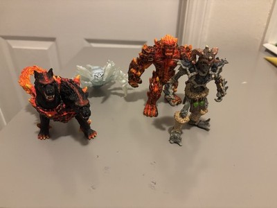 Lot of 4 Schleich Eldrador Creatures toys action figures 