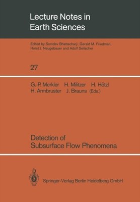 Merkler - Detection of Subsurface Flow Phenomena - New paperback or so - X555z
