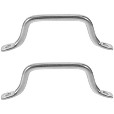  2 Sets Stainless Steel Cutting Board Handle Butcher Block Handles