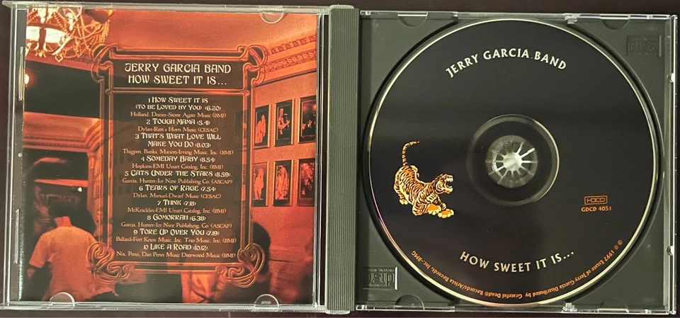 Jerry Garcia Band How Sweet It Is Promo CD Grateful Dead Records! - Imagem 3 de 3