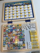 Melissa Doug Hanging Magnetic Monthly Wall Calendar