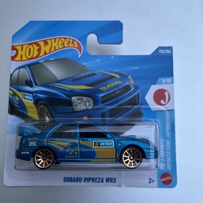 Hot Wheels 2026 * SUBARU IMPREZA,  blue   hw j-imports * J-Case