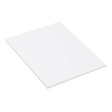 Expanded PVC Plastic Sheet 14" Thick, 8.5"x11" Rigid Foam Sheet White 1Pcs