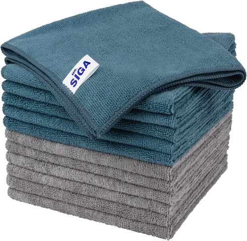 Microfiber Cleaning Cloth, Pack of 12, Size: 15.7