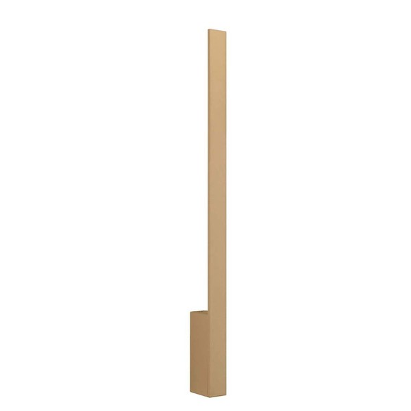 Wandleuchte Wohnzimmerlampe Led Flurleuchte Wandlampe Alu Gold H 70 Cm 3000K-image