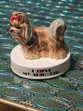 Vintage I Love My Shih Tzu Dog Figurine by George Good Japan