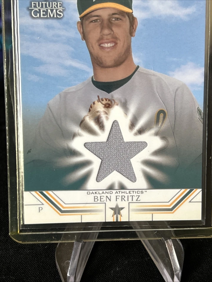 2002 Upper Deck Prospect Premieres #75 Ben Fritz XRC Jersey - Image 2 of 4