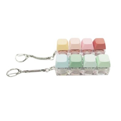 4-Key Keycap Tester Keyboard Clicks Toy LED Lights Option Keyboard Clicks Toy
