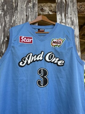 And1 Mixtape Tour Jersey With Sponsor Patch Hot Sauce Men Size L