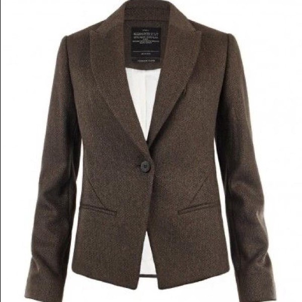 Women AllSaints Jacket Brown 38 / M / 46