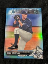 2017 Bowman Draft Chrome Sky Blue Refractor Drew Strotman #BDC-103 /399 RC Rays