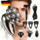 5IN1-Glatzen Rasierer Herren Elektrisch,Glatzenrasier Kopf Rasierer Nassrasier!