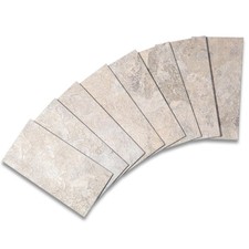 100 Pieces Peel and Stick backsplash 3 x 6 Inches 3D PVC Composite Wall Tile ...