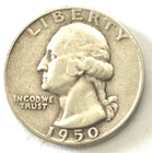 1950 D SILVER GEORGE WASHINGTON QUARTER