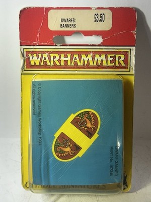 Warhammer Citadel Game Workshop 80K ZWERGE:BANNER