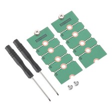 2Pcs M2 M.2 NGFF/NVME Length Extend Adapter for PC Computer Case Green