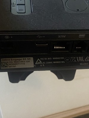 Jabra Engage 65 Charging Base Only Model WHB051BS NO power cord #L390