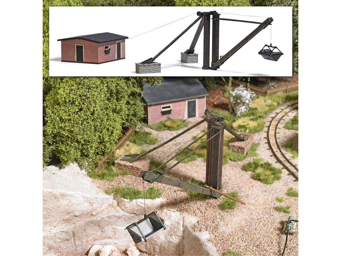 Busch 1975 H0 Schwenkkran mit Windenhaus