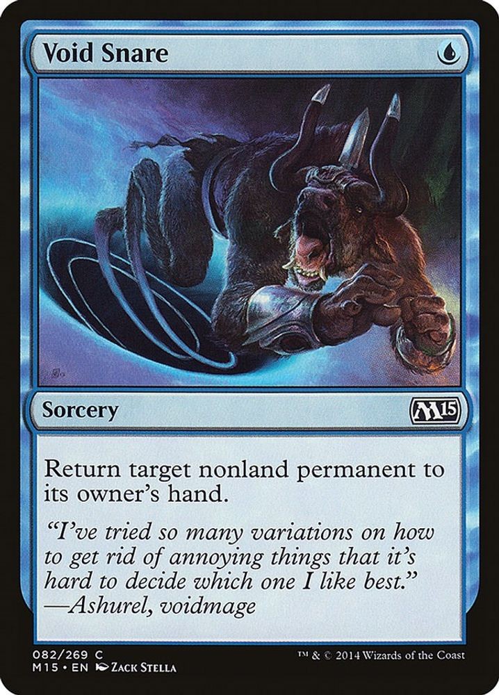 2014 Magic: The Gathering Magic 2015 (M15) - Void Snare (#82, C, Lightly Played)
