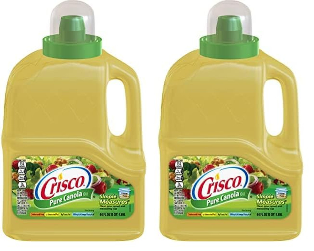 Pure Canola Oil, 64 Fluid Ounce (Pack of 2)