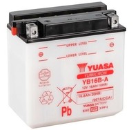 Yuasa YB16B-A Starterbatterie FüR Honda Suzuki