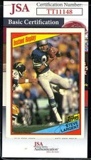 Steve Largent Cards, Rookie Card, Autographed Memorabilia Guide 41