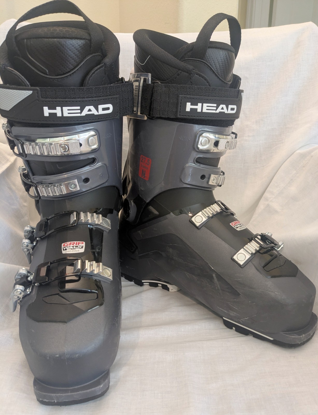 SALOMON HEAD Edge 10 Scarponi da Sci Neve Uomo 27 5 Grigio Fibbia Regolabile All Mountain Alpine