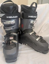 HEAD Edge 10 Snow Ski Boots Mens 27.5 Gray Adjustable Buckle All Mountain Alpine