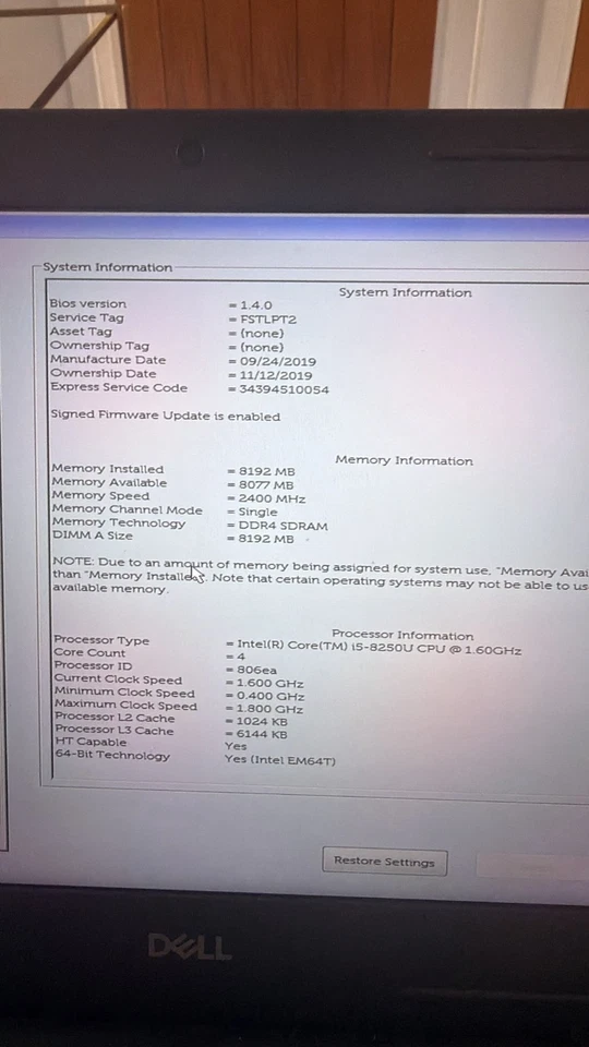 Dell Latitude 3300 · i5-8250U · 8GB · 256GB, photo 3 of 5