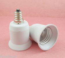 E12 a E27 Candelabro Base Enchufe Bombilla LED Lámpara Adaptador Convertidor Soporte