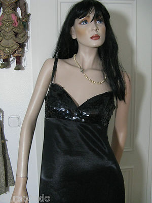 Georges Rech Evening Dress Size 38 Black Paris Luxury Compliment To Your Body